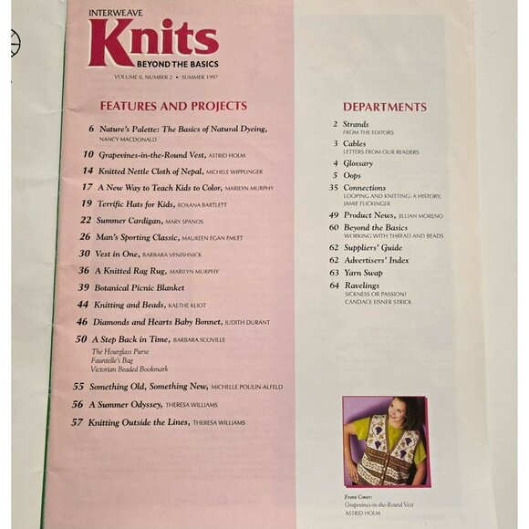 Interweave Knits Summer 1997 Beyond the Basics Bead Knitting - Picture 2 of 13